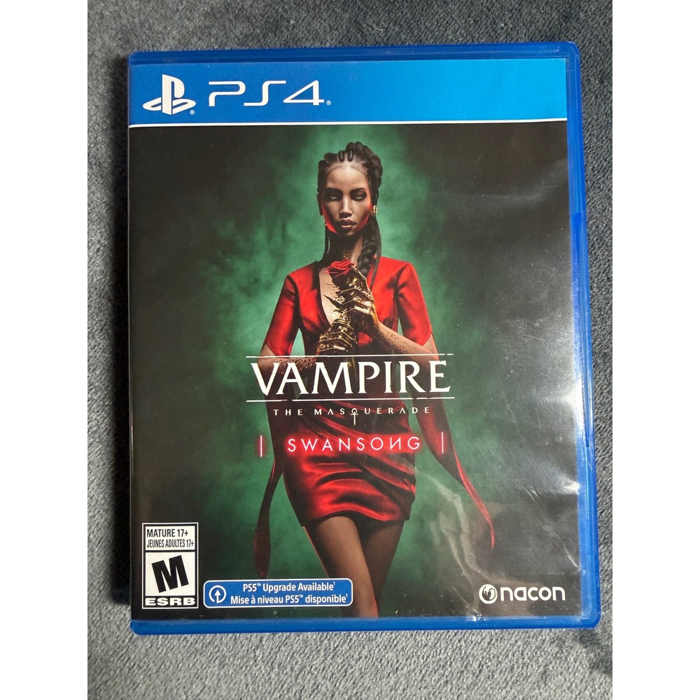 Vampire The Masquerade Swansong Sony PlayStation 4 PS4 Video Game RPG Nacon